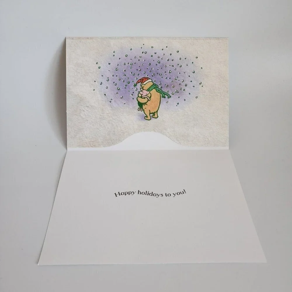 SET OF 8 Hallmark Classic Pooh HAPPY MOMENTS HAPPY MEMORIES Picture Frame Cards